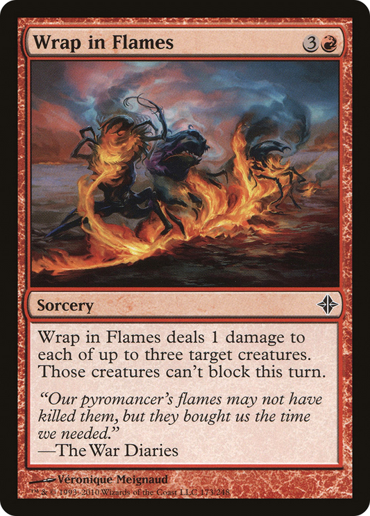 Wrap in Flames - Foil