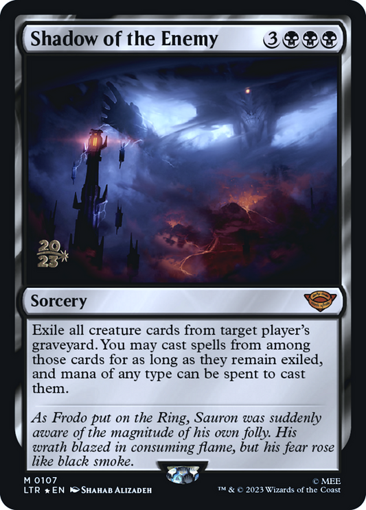 Shadow of the Enemy (0107) (Prerelease) - Foil