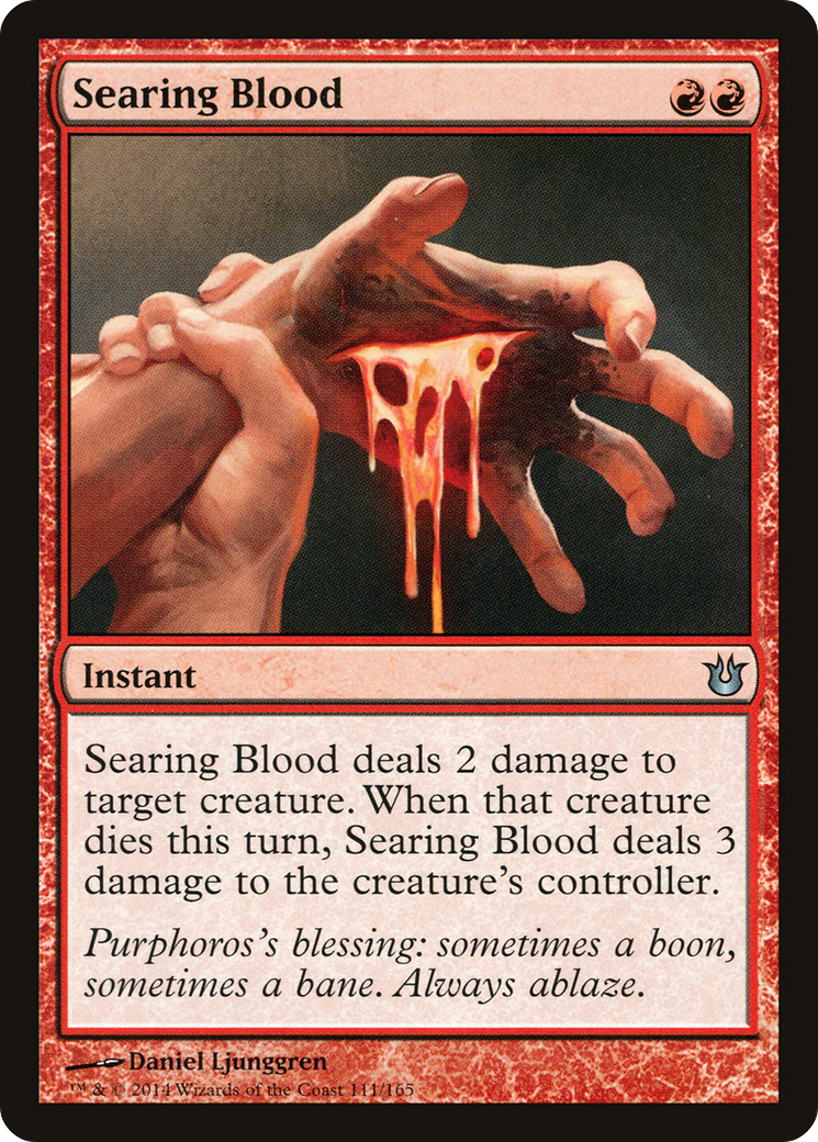Searing Blood - Foil