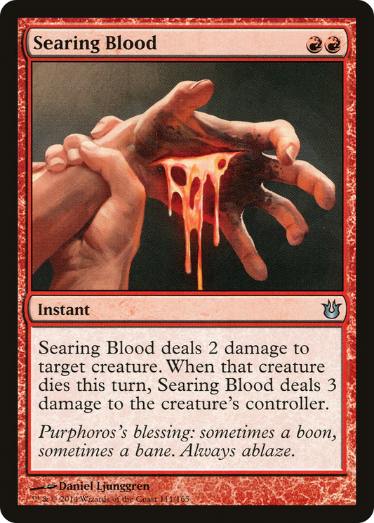 Searing Blood - Foil