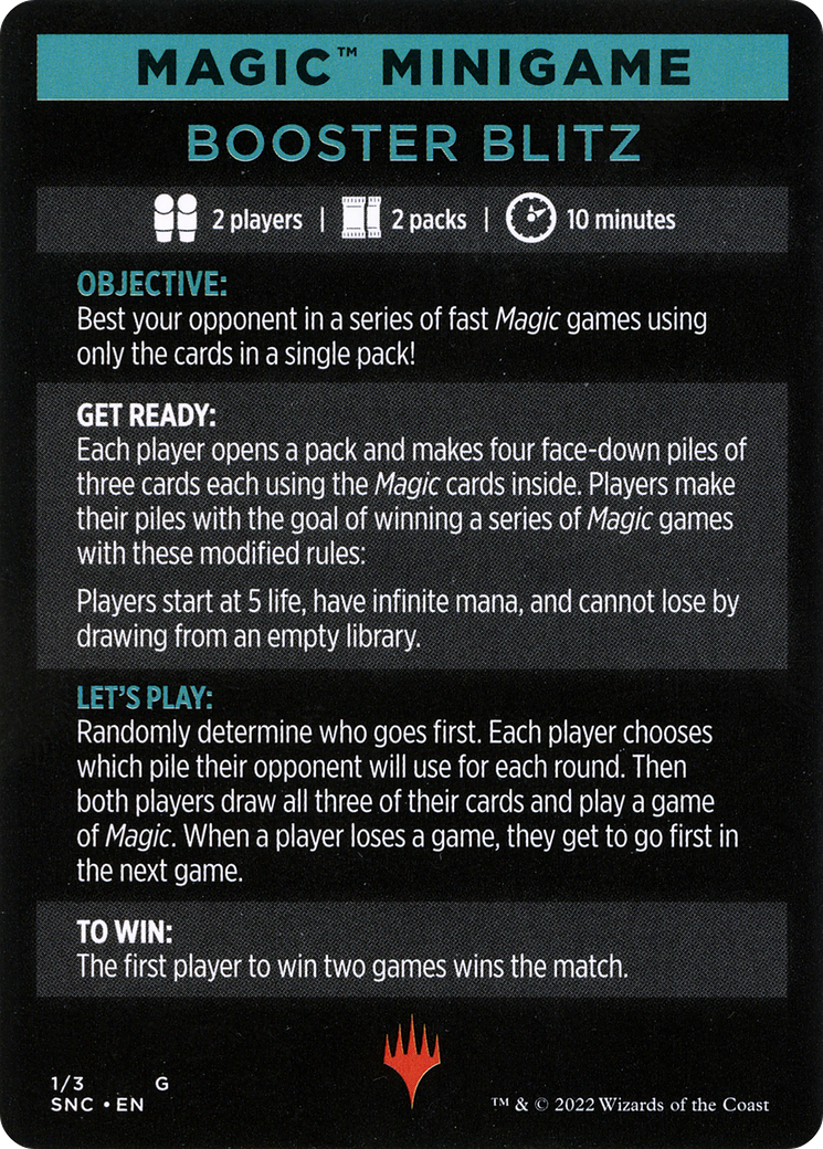 Magic Minigame: Booster Blitz