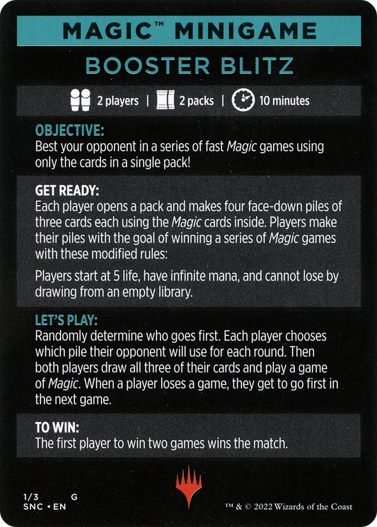 Magic Minigame: Booster Blitz