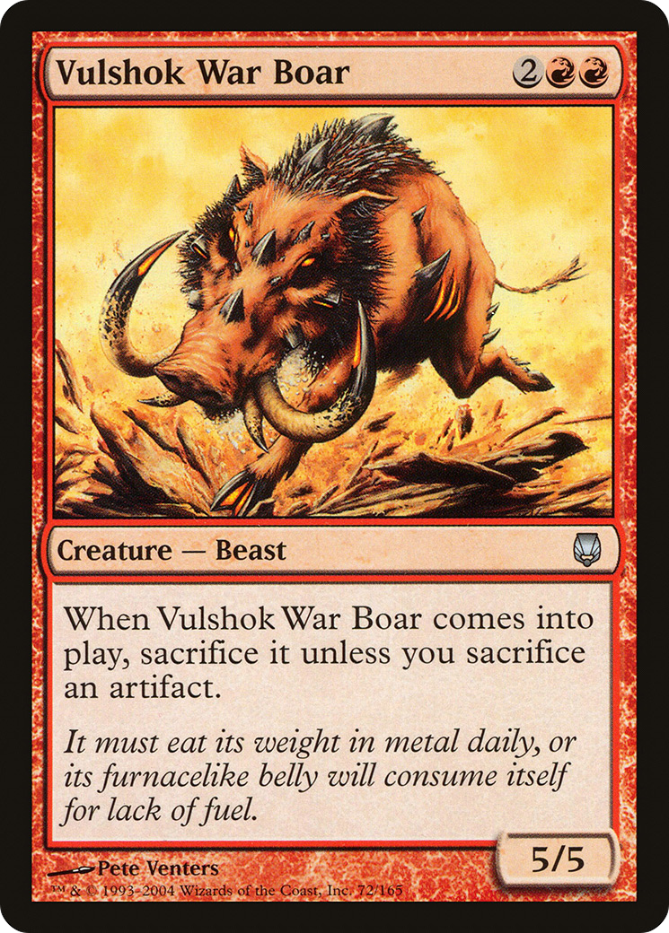 Vulshok War Boar - Foil