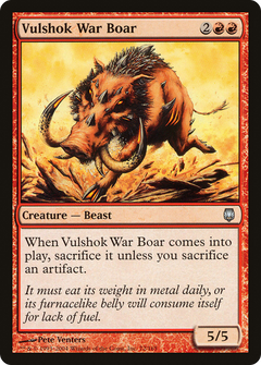 Vulshok War Boar - Foil