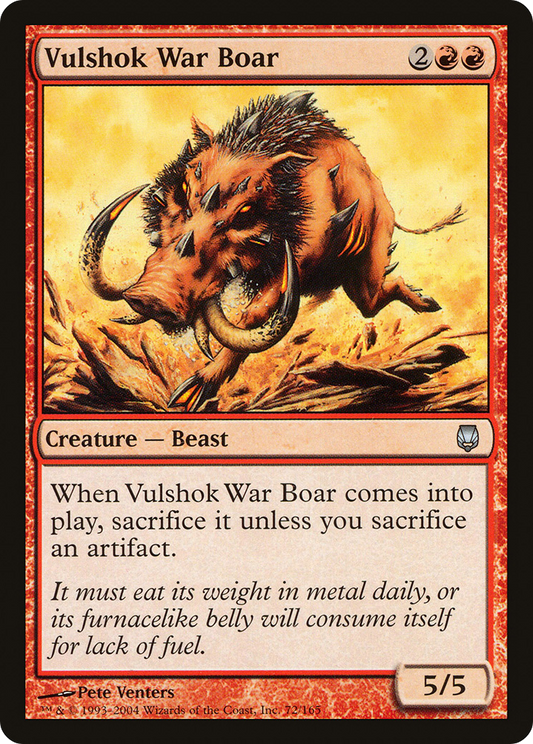 Vulshok War Boar - Foil