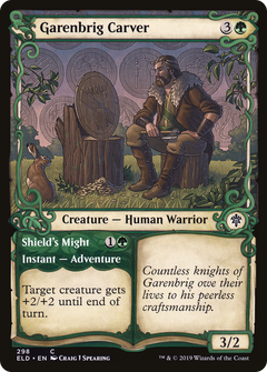 Garenbrig Carver // Shield's Might (298) (Showcase)
