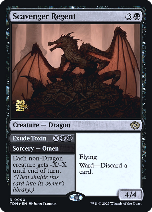 Scavenger Regent // Exude Toxin (0090) (Prerelease) (PTDM) - Foil