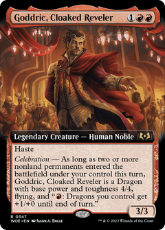 Goddric, Cloaked Reveler (0347) (Extended Art) - Foil