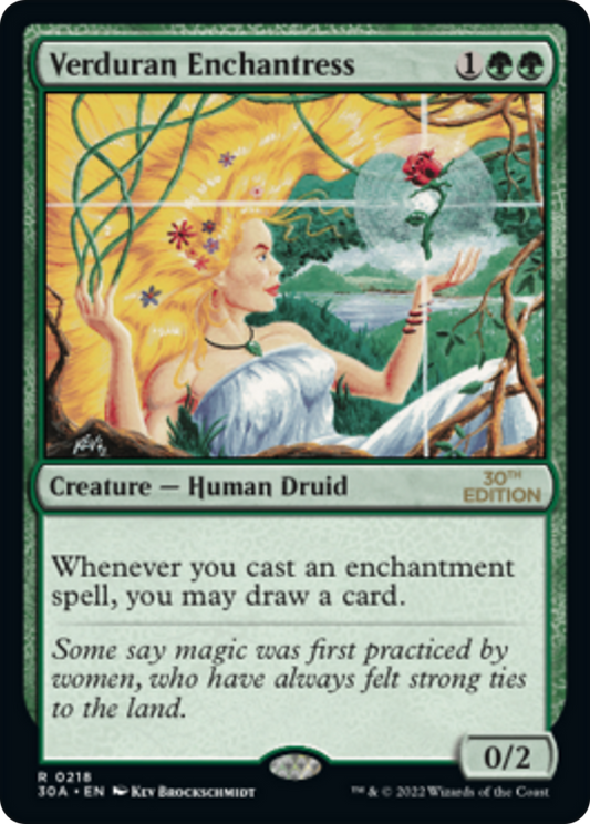 Verduran Enchantress (Modern Frame)