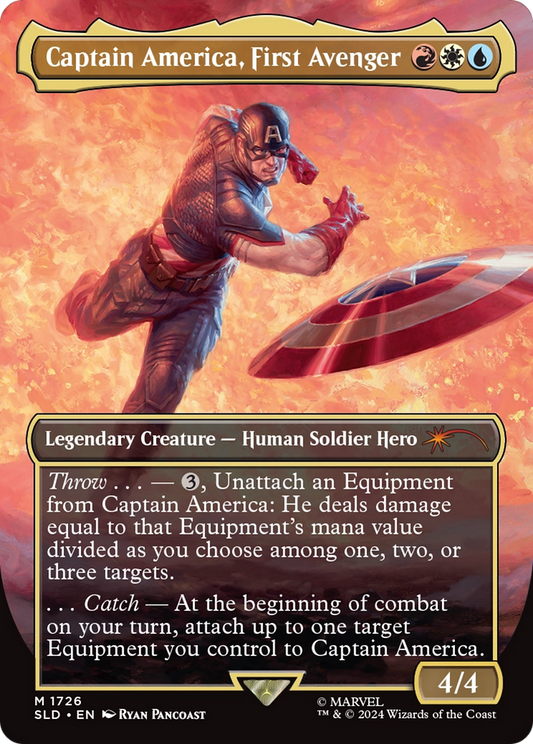 Captain America, First Avenger (1726) (Borderless)