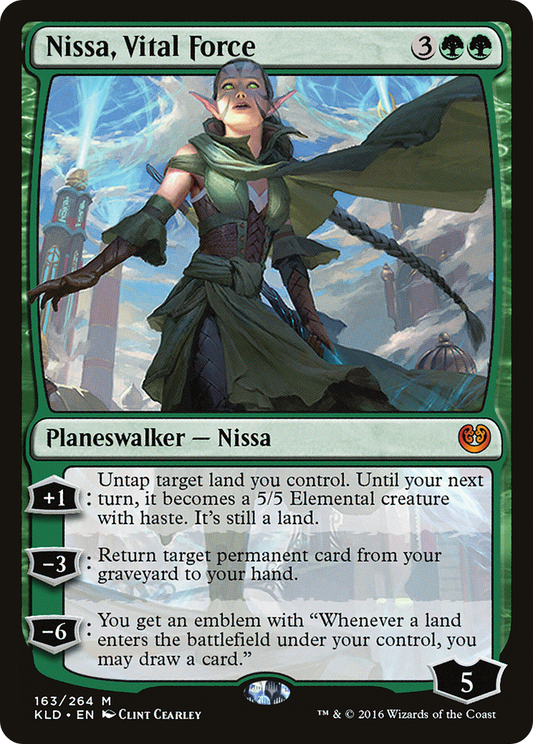 Nissa, Vital Force - Foil