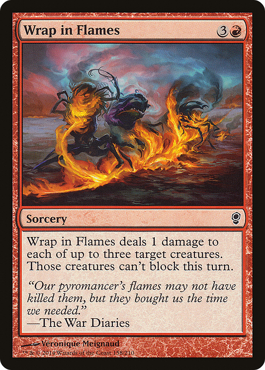 Wrap in Flames - Foil
