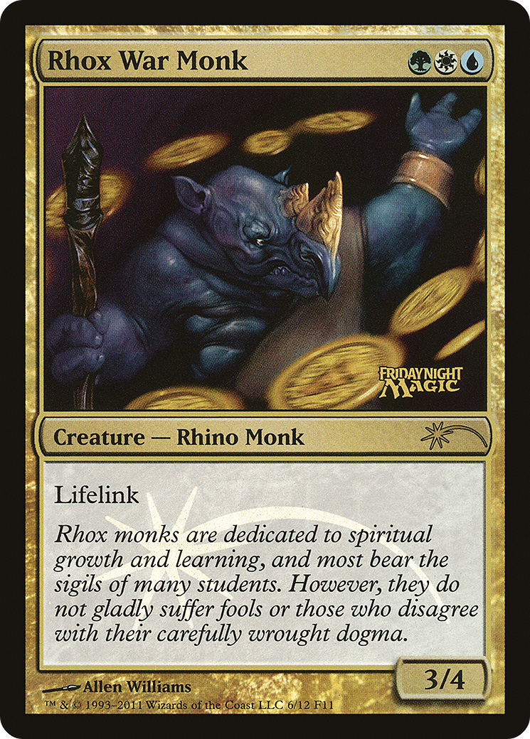 Rhox War Monk (006) (FNM) - Foil