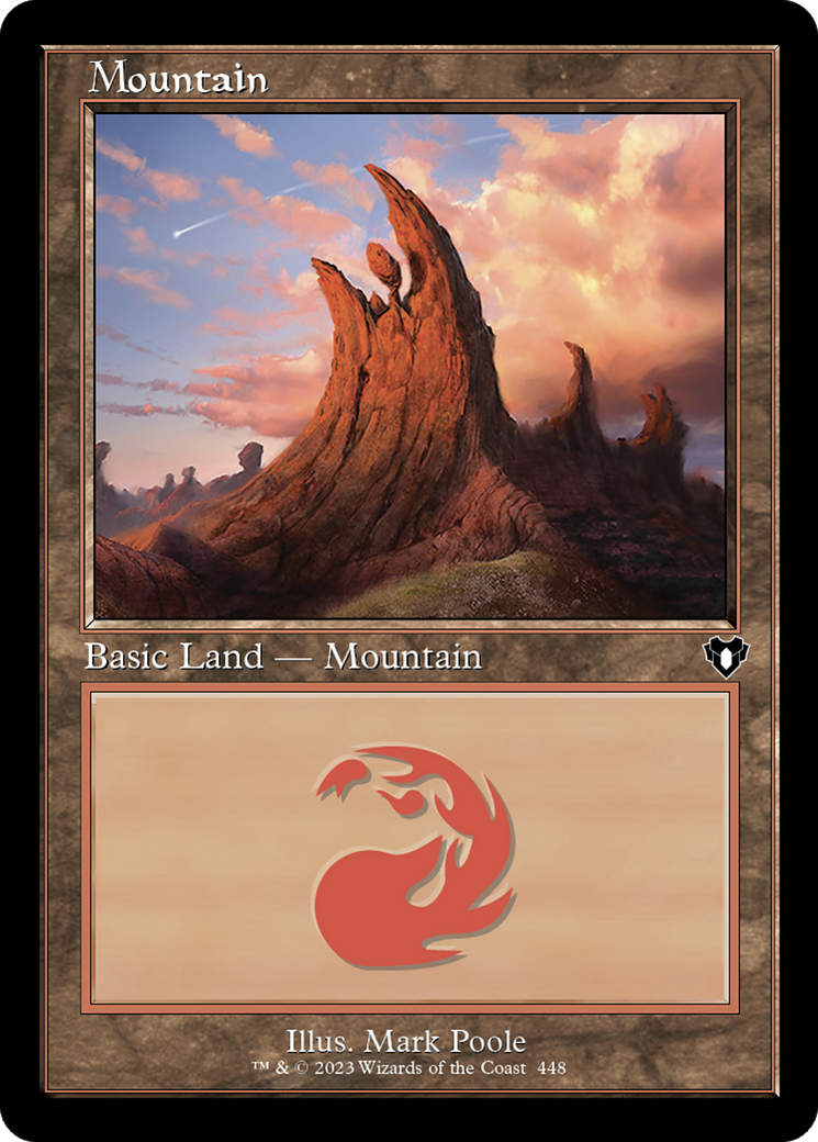 Mountain (0448) (Retro Frame) - Foil