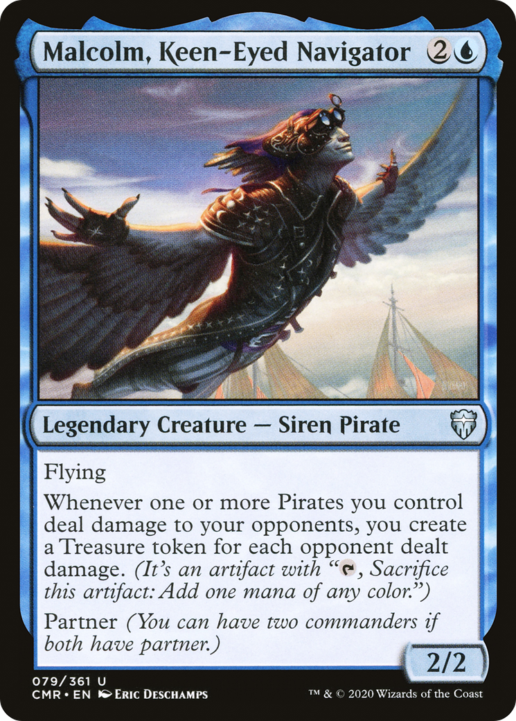 Malcolm, Keen-Eyed Navigator - Foil