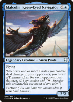 Malcolm, Keen-Eyed Navigator - Foil