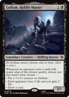 Gollum, Riddle Master (0070) (HOB) - Foil