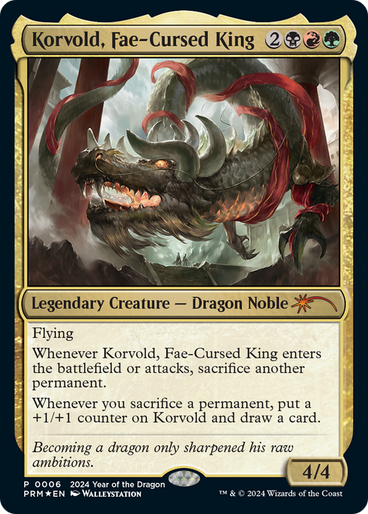Korvold, Fae-Cursed King (0006) (2024 Year of the Dragon) - Foil