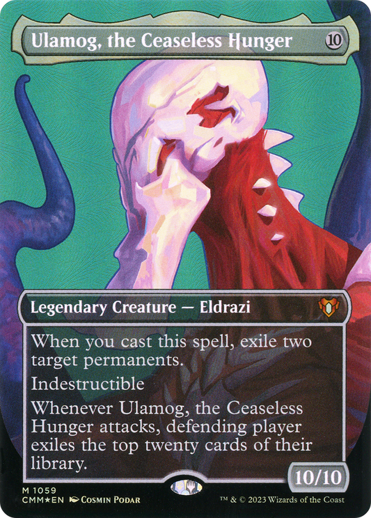 Ulamog, the Ceaseless Hunger (1059) (Borderless) - Textured Foil