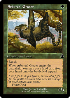 Arboreal Grazer (0343) (Retro Frame) - Foil