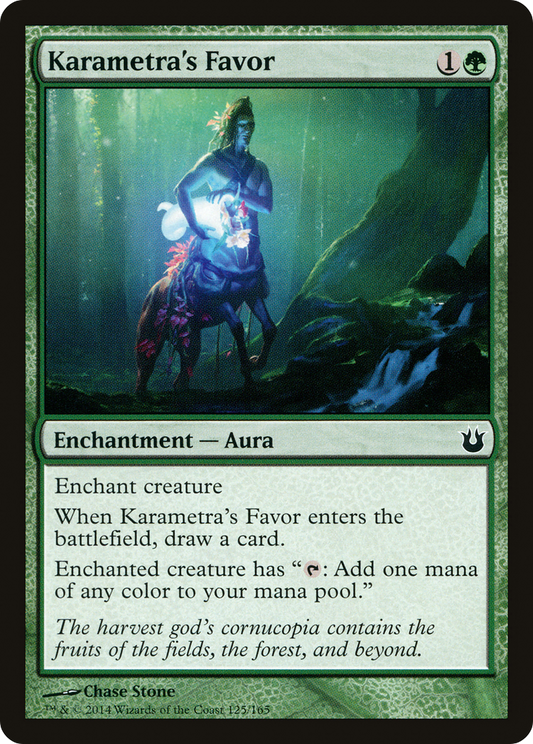 Karametra's Favor - Foil
