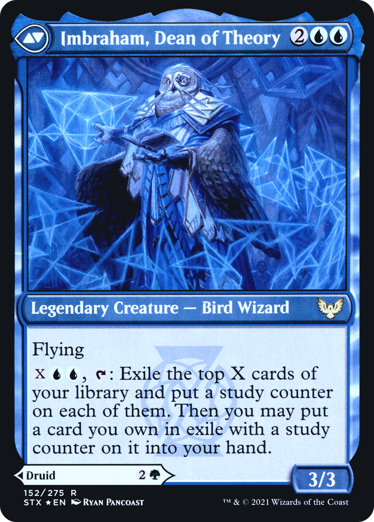 Kianne, Dean of Substance // Imbraham, Dean of Theory (152) (Prerelease) (PSTX) - Foil