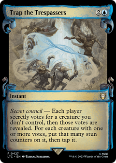Trap the Trespassers (0427) (Showcase) - Silver Foil