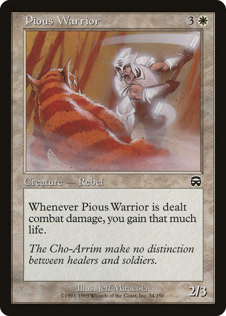 Pious Warrior - Foil