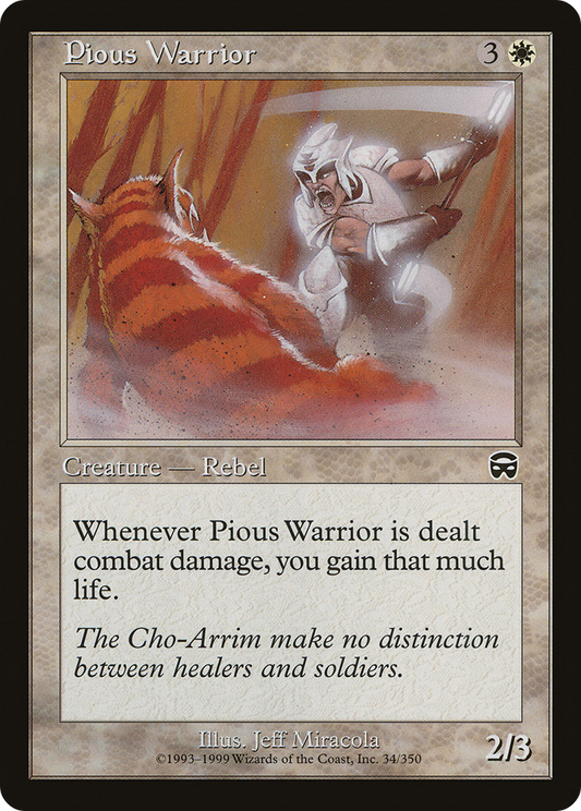 Pious Warrior - Foil