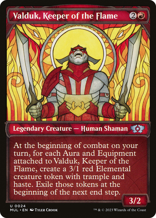 Valduk, Keeper of the Flame (0024) (Showcase)