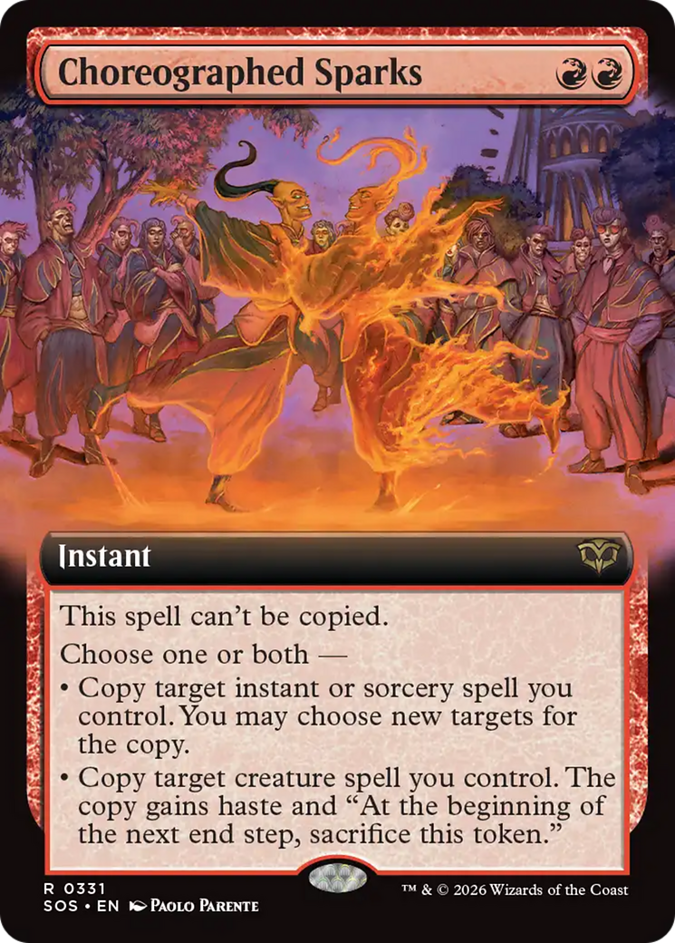 Choreographed Sparks (0331) (Extended Art) (SOS) - Foil