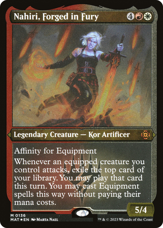 Nahiri, Forged in Fury (0136) - Foil Etched