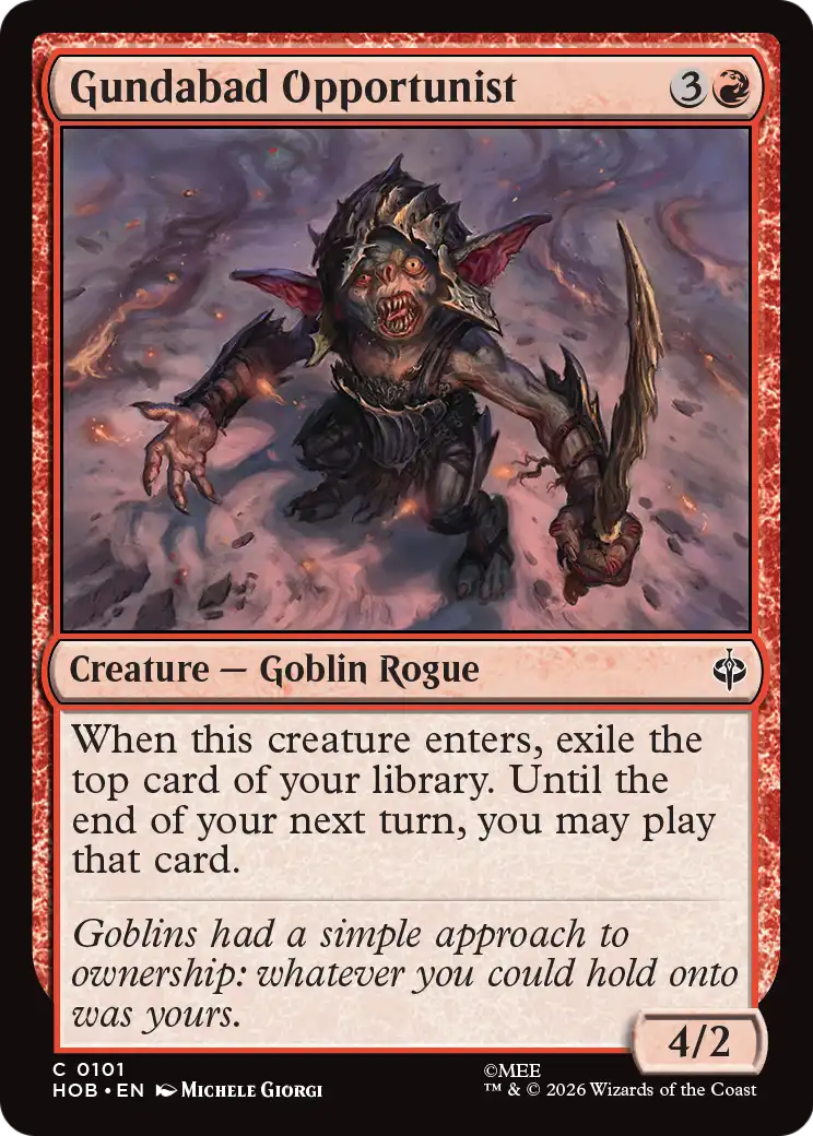 Gundabad Opportunist (HOB) - Foil