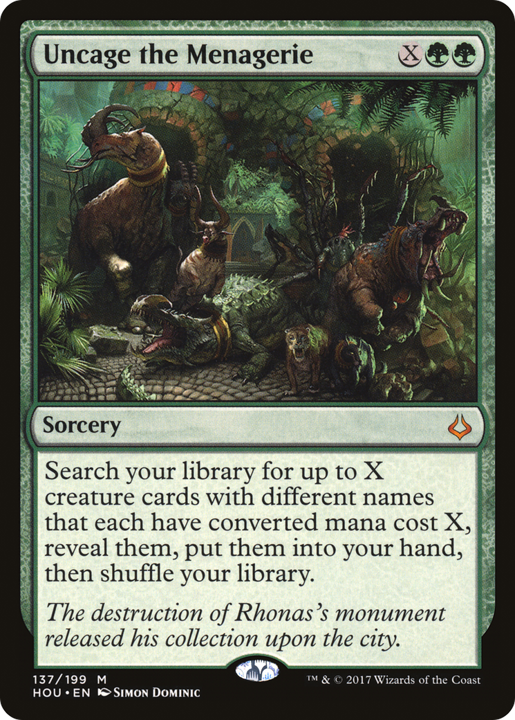 Uncage the Menagerie - Foil