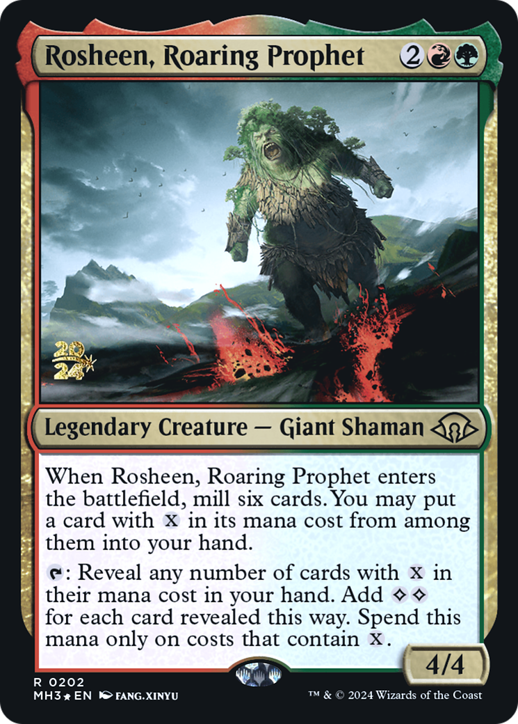 Rosheen, Roaring Prophet (0202) (Prerelease) - Foil