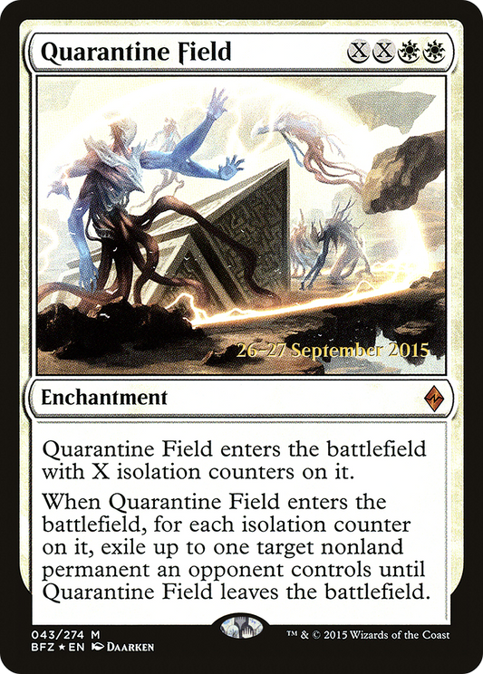 Quarantine Field (043) (Prerelease) - Foil