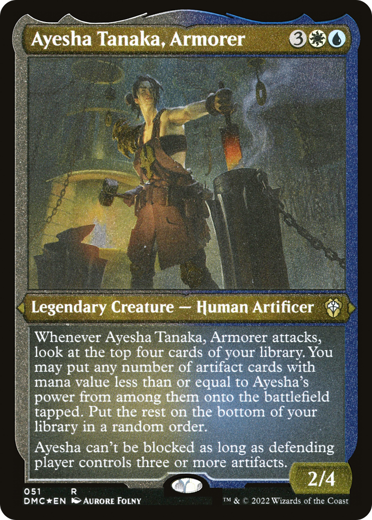 Ayesha Tanaka, Armorer (051) - Foil Etched