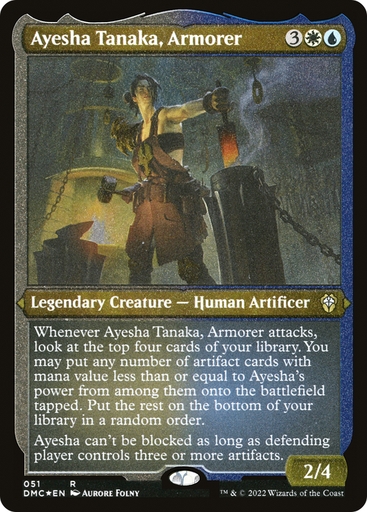 Ayesha Tanaka, Armorer (051) - Foil Etched