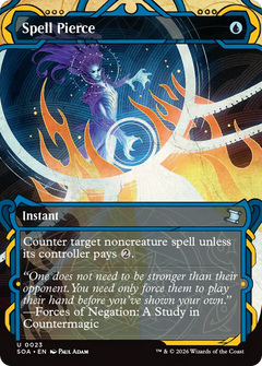 Spell Pierce (0023) (Showcase) (SOA) - Foil