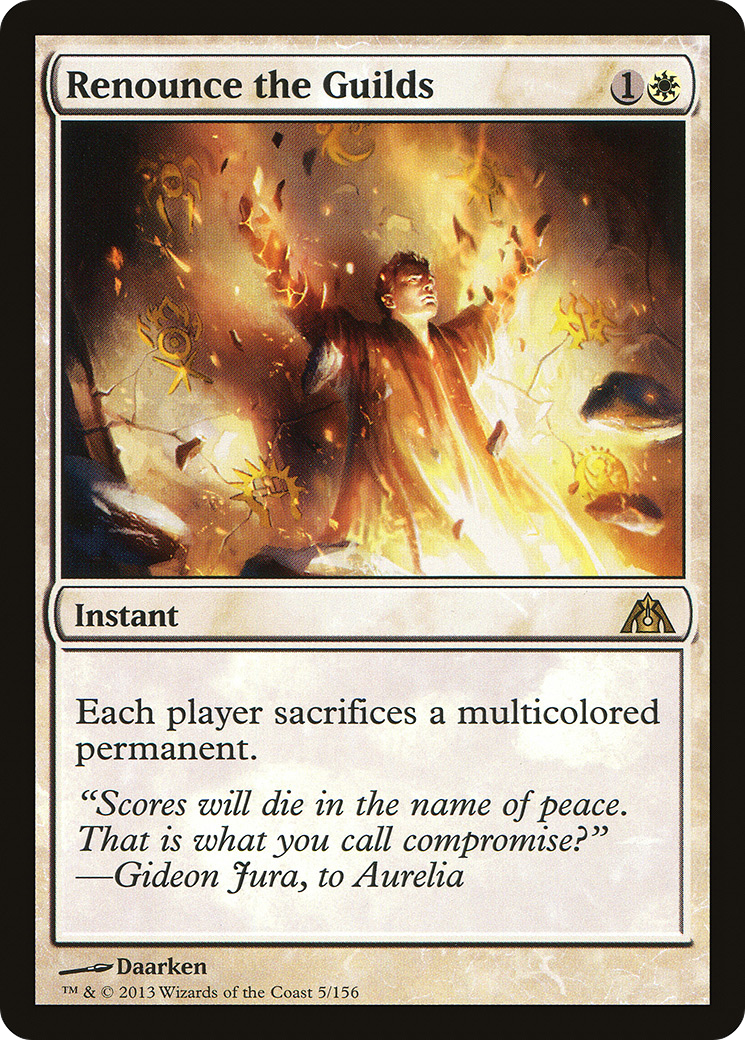 Renounce the Guilds - Foil