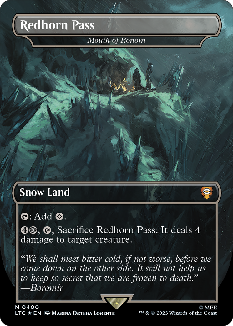 Redhorn Pass [Mouth of Ronom] (0400) (Borderless) - Surge Foil