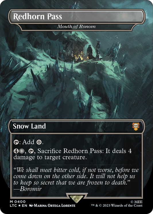 Redhorn Pass [Mouth of Ronom] (0400) (Borderless) - Surge Foil