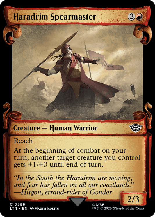 Haradrim Spearmaster (0586) (Showcase)