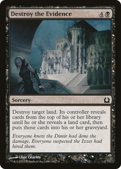 Destroy the Evidence - Foil