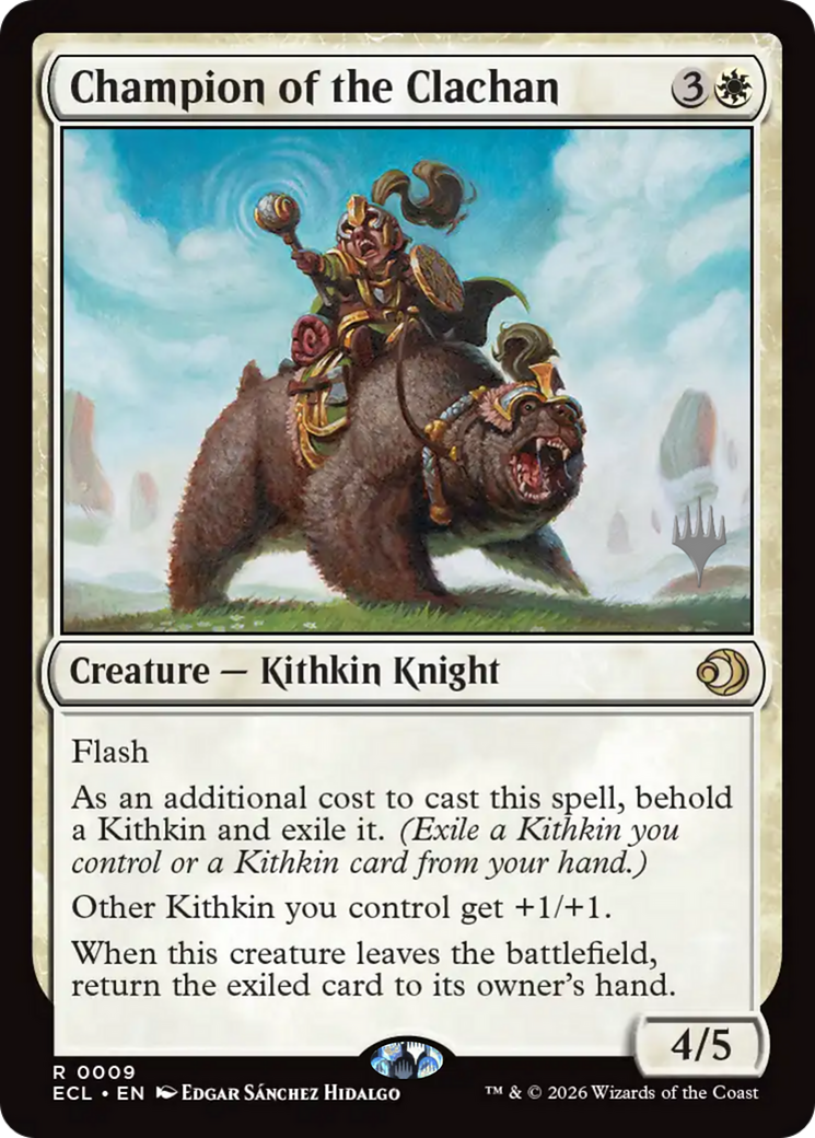 Champion of the Clachan (0009) (Promo Pack) (PECL) - Foil