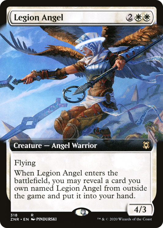 Legion Angel (318) (Extended Art) - Foil