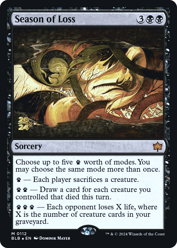 Season of Loss (0112) (Prerelease) - Foil