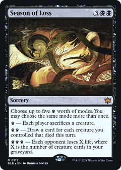 Season of Loss (0112) (Prerelease) - Foil