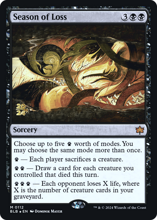 Season of Loss (0112) (Prerelease) - Foil