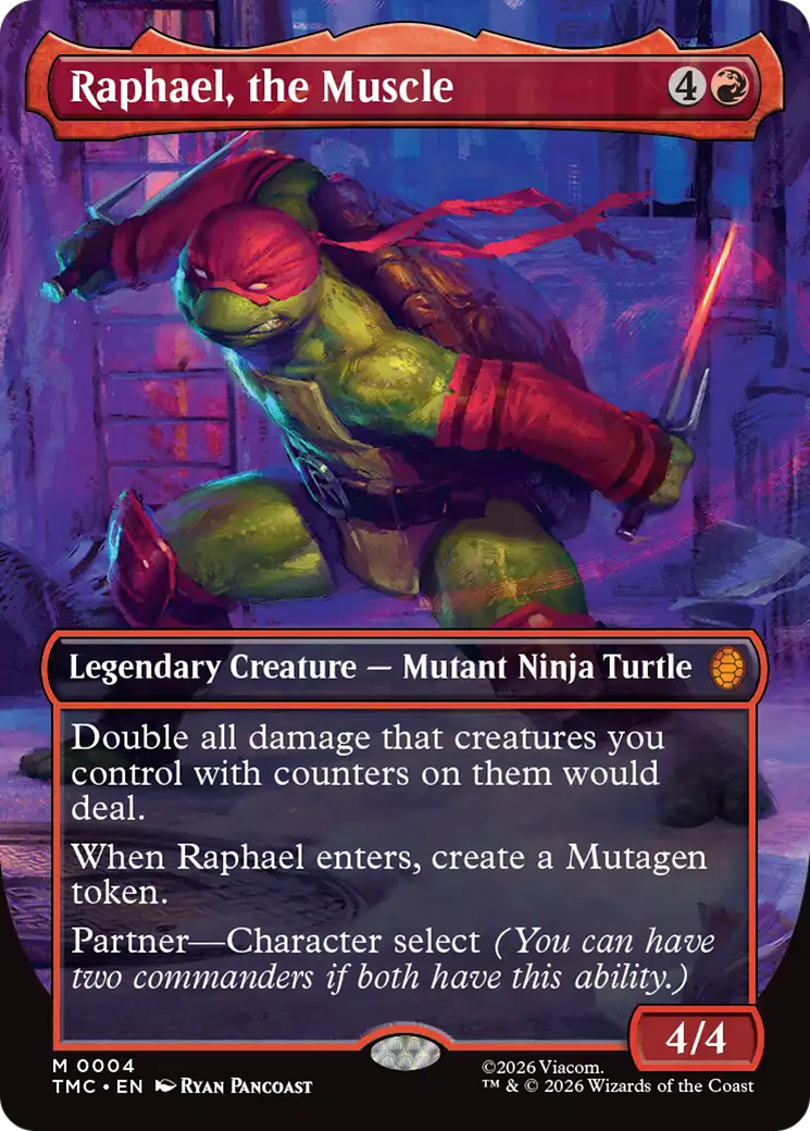 Raphael, the Muscle (0004) (Borderless) (TMC)